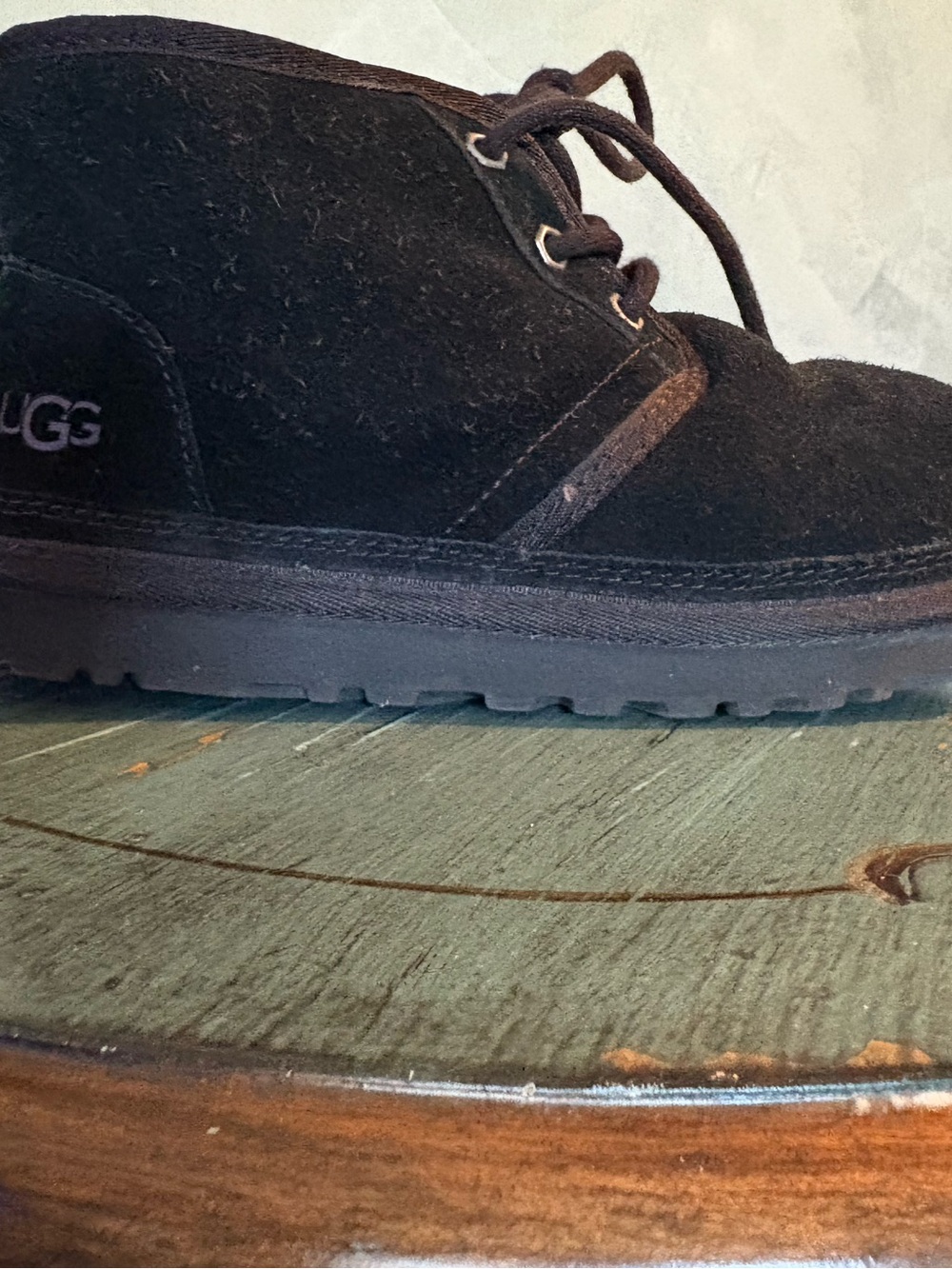 UGG Neumel Black Suede Boots